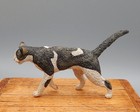 Vintage OOAK Hand Painted Walking Cat LF Artisan Dollhouse Miniature 1:12 — photo 3
