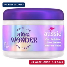 Aussie Ultra Wonder Gel Cr me All-in-1 Moisturizing Hold Styler, Gel  Cream, fo