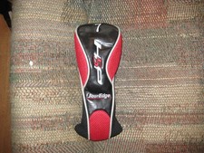 slightly used Tour Edge H5P fairway 7 wood Headcover black / red