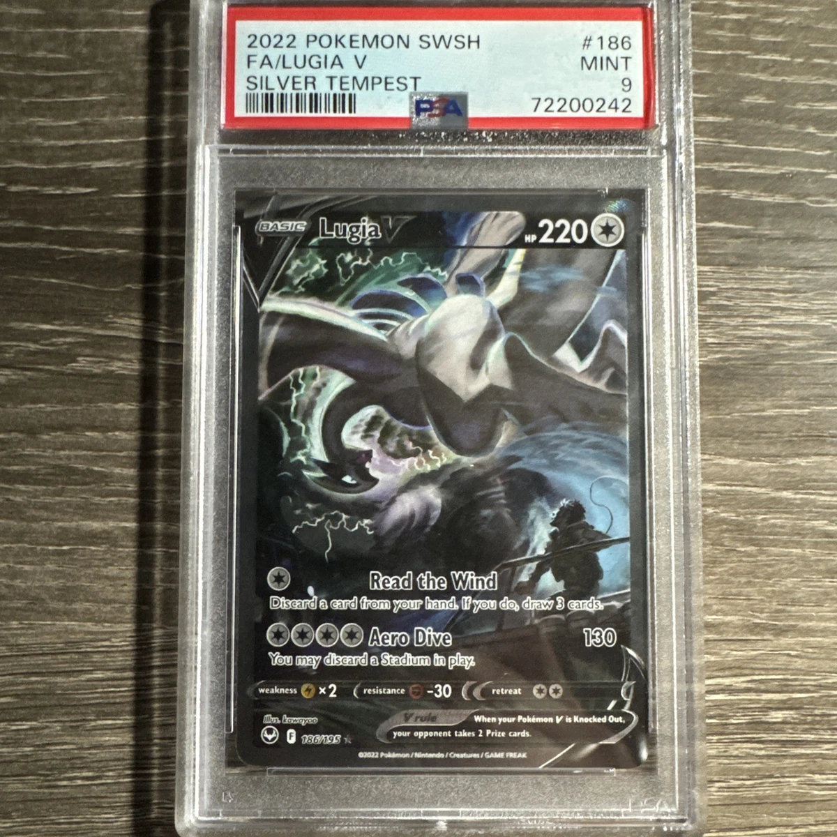 Lugia V 186/195 Swsh12: Sword & Shield - Silver Tempest Just