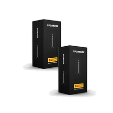 Pack of 2 Pirelli SporTube Tube - 700 x 23-30mm, 48mm, Presta Valve