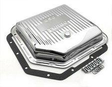 Gm Transmission Pan Deep Th-350 Th350 Turbo 350 Steel Extra Capacity Kit Chrome