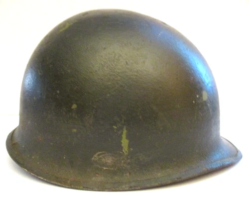 VINTAGE WWII U.S. MILITARY SOLDIER'S COMBAT HELMET WAR SURVIVAL PREPPER INFANTRY