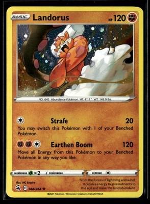 Landorus - (Cosmos Holo) 148/264 Holo Blister Exclusives NM EN-758