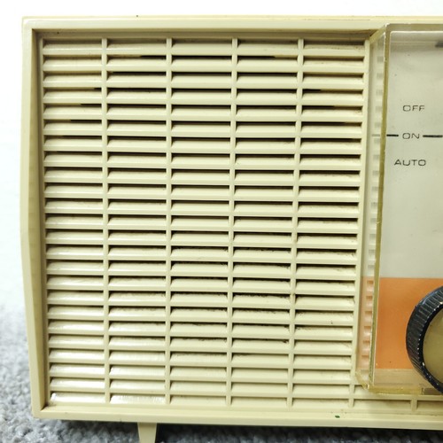 Wards Airline GEN-1817A Tube Radio Clock AM Vintage 1950's Beige Not Working - Picture 5 of 15