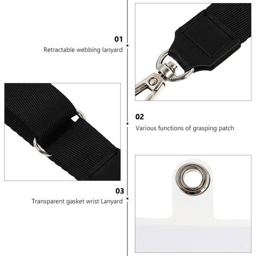Lanyard Universeller Handgelenksgurt Handy-Umhängeband Mit Patch - Zdjęcie 12 z 12