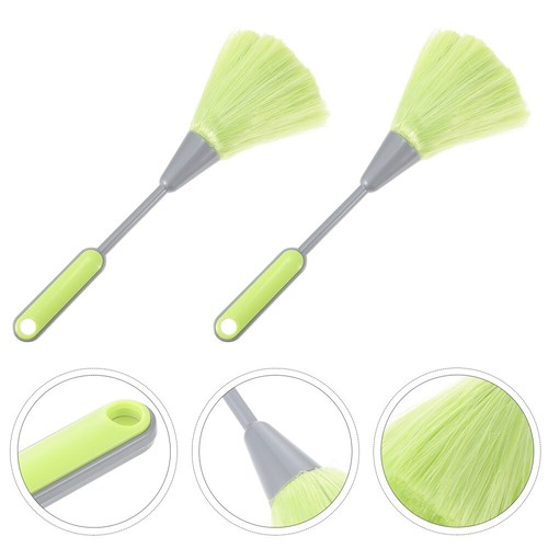 2 Pcs Keyboard Cleaning Duster Computer Brush Handheld Portable for