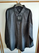 Harley Davidson press-button shirt, grey/black, brand new with tags