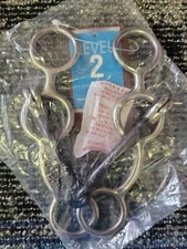 Cowboy Tack Junior Cow Horse Gag Bit Smooth Snaffle Sweet Iron 5 1/2", 6" Steel