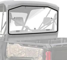 StarknightMT UV-Proof Back Windshield Can-Am Defender 2016-2024 HD5 HD8 HD10 Max