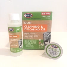 Urnex K-Cup Single Use Cleaning & Descaling Kit Compatible w Keurig K-Cup Brewer