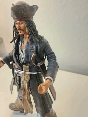 Pirates of The Caribbean SHF Captain Jack Sparrow Figma Boxed Action Figure Toy