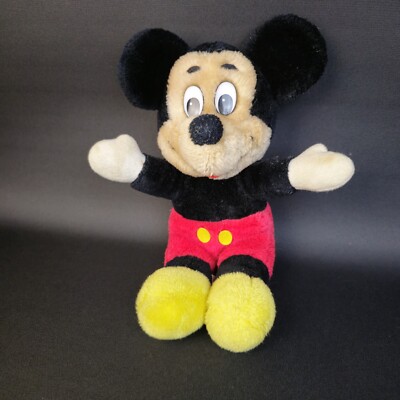 Original Micky Maus von 1989 Disney World Micky Mouse Plüsch Kuscheltier 30 cm