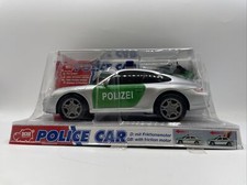 DICKIE SPIELZEUG Germany Polizei Audi POLICE Car Rare Friction 1:18