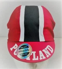 Portland Cycling Cap in Red exclusively for Cento by Headdy