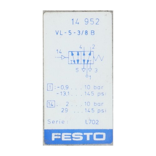 Festo VL-5-3/8B New NMP - Picture 2 of 7