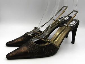 bronze slingback shoes