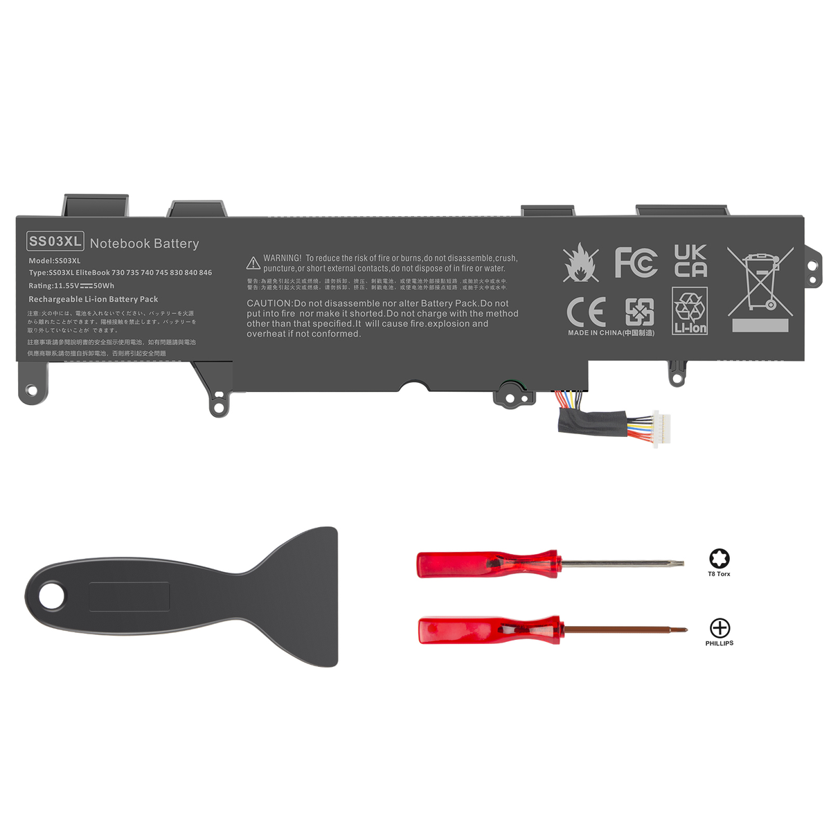 TOPKAIYUEN Ss03xl 933321-855 Battery, Replacement HP EliteBook 840 Battery HP EliteBook 745 830 840 846 G5, EliteBook 745 830 840 G6 ZBook 14U G5 G6