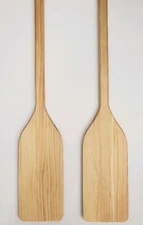 NEW 2  Economy Wood Boat Canoe Paddles Set of 2 Ready to Use!  CHOOSE SIZE