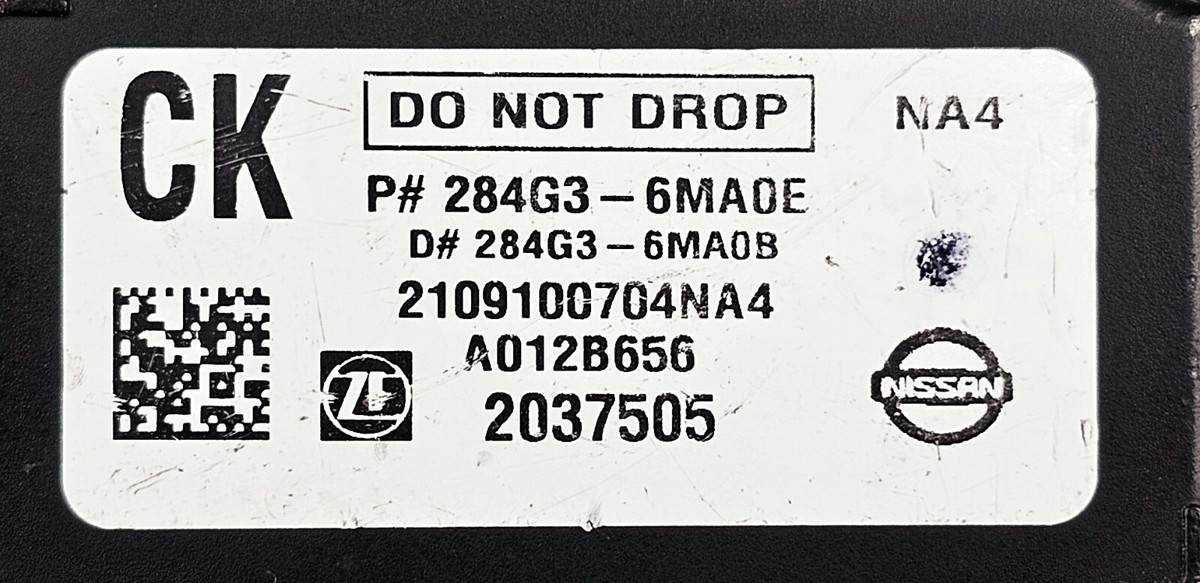 284G3-6MA0E Nissan Rogue Sport 2020-2022 Front Windshield Lane