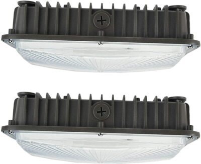 4 Pack 70 Watt LED Gas Station Canopy Light- Ultra Slim- AC 120V ac- High Lumen