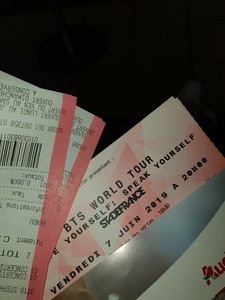 Bts World Tour Places Concert Stade De France 7 Juin 2019 Ebay