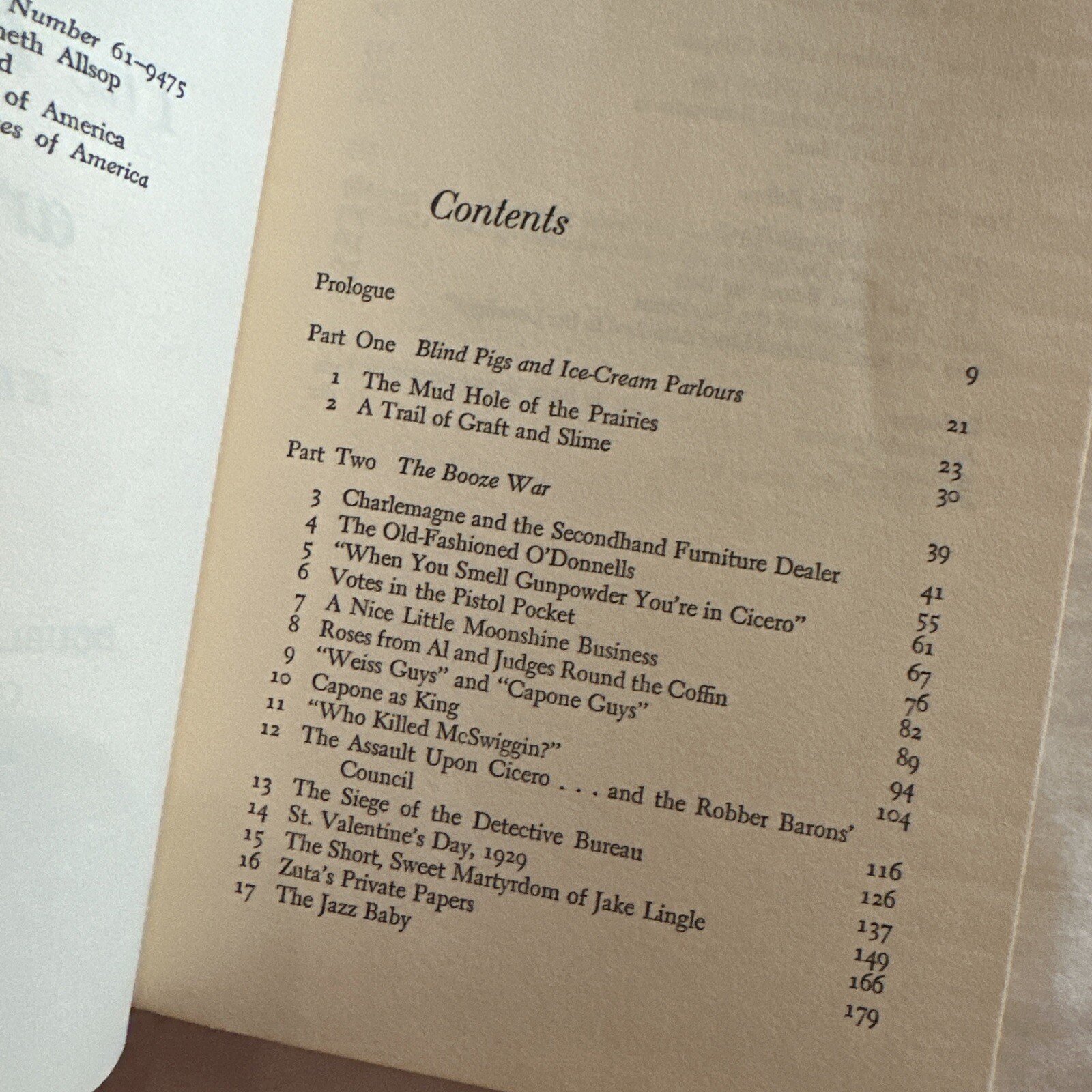 the Bootleggers and their Era Kenneth Allsop Doubleday 1961 HC Dust Jacket 1st
