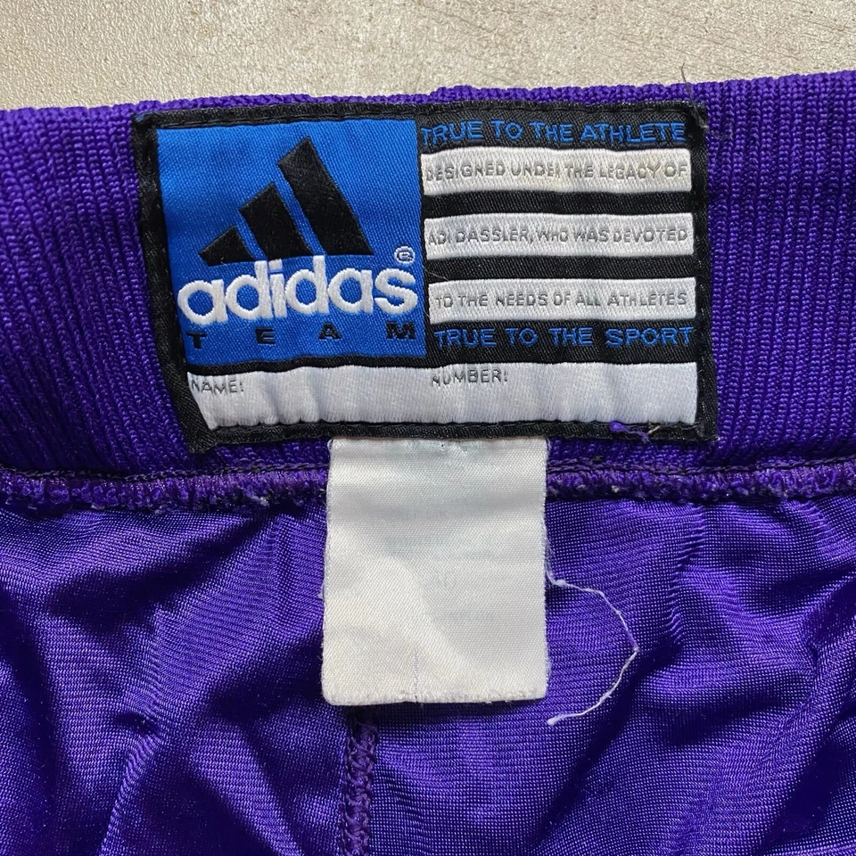 Northwestern Wildcats Adidas Basketball Shorts Vintage Authentic Size 40 Dazzle - Image 4 of 4