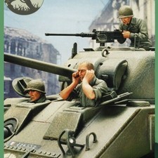 1/35 WW2 US Tank Crew Resin Figures Set for Sherman Diorama Military Model Kit
