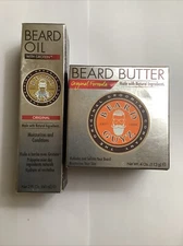 Beard Guyz Beard Butter  (4 oz) And Beard Oil 2 Oz Great Gift Brand New!!
