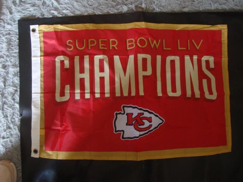 Kansas City Chiefs Super Bowl Champions 2020 Red Friday Flag Collector Series #7