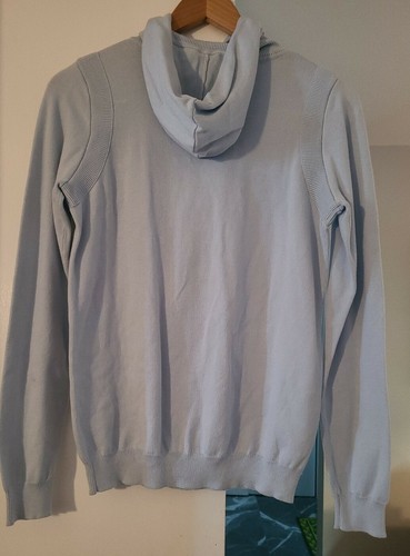 NWT Women Lacoste Sport Full Zip Blue Hoodie Sweater Sweatshirt Track 40 Sz 8 - Picture 6 of 9