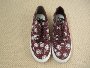 burgundy vans for girls
