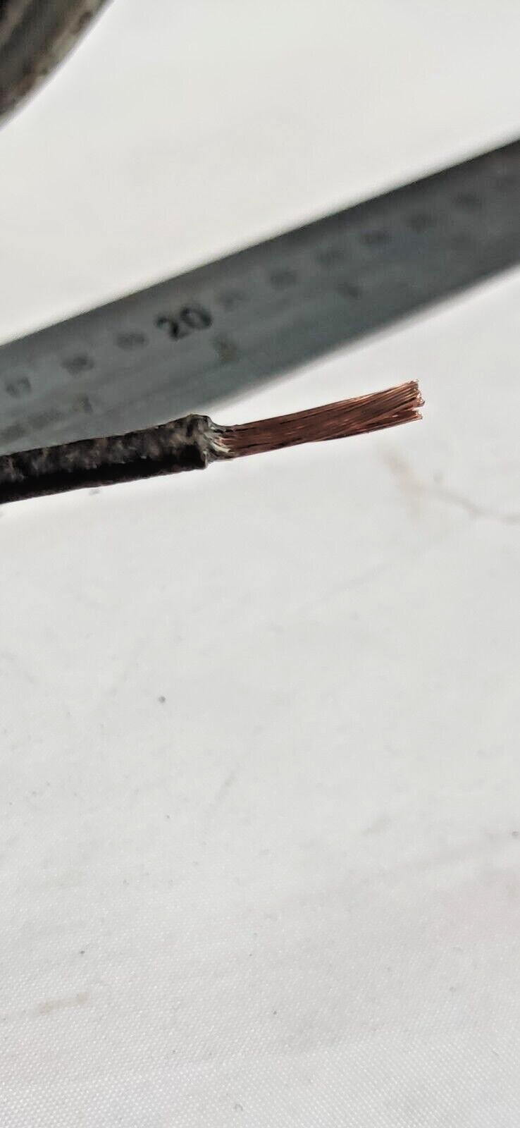 NOS #11ga Western Electronics Stranded Copper Waxed Cloth wire 6M (W316 ...