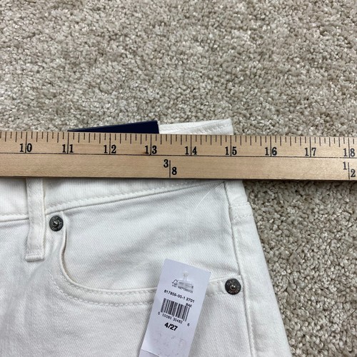 Gap Denim Mid-rise Stretch Denim 5" Shorts w/ Washwell, Women's 4/27 (White) - Bild 8 von 10