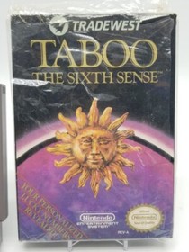 Taboo: The Sixth Sense (Nintendo Entertainment System NES 1989) Complete in Box