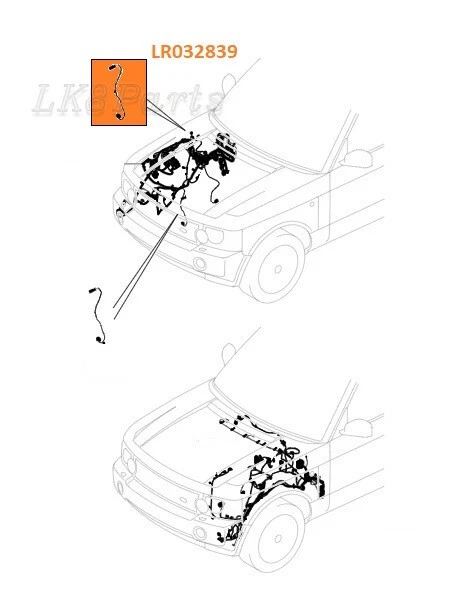 Fio de reparo de suspensão amortecedor dianteiro Land Rover Range Rover 10-12 LR032839 - Imagem 2 de 3