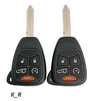 2 OEM Electronics Keyless Remote Fobs For DODGE CHRYSLER JEEP 5B OHT692427AA