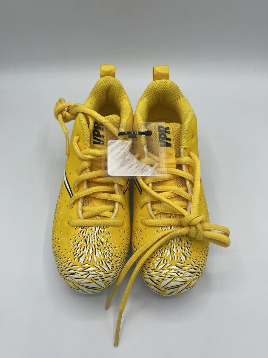 Kids yellow 2025 football cleats