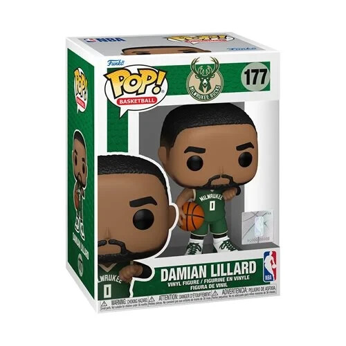 Funko Pop! NBA Basketball - Damian Lillard Milwaukee Bucks Figure