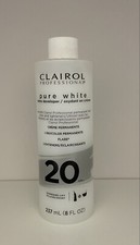 CLAIROL PURE WHITE 20 CREME DEVELOPER STANDARD LIFT 8 OZ PROFESSIONAL USE