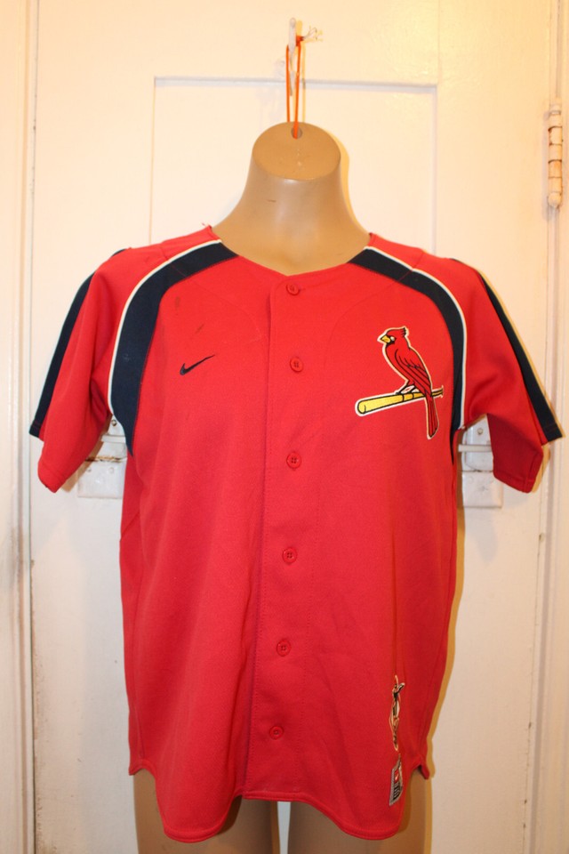 NIKE St Louis Cardinals Albert Pujols 5 Baseball Jersey Red Youth Med