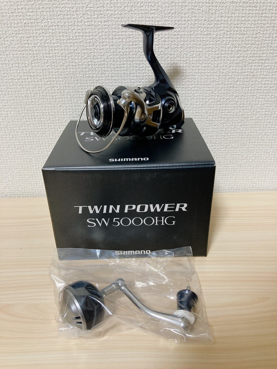 Spinning Reel 21 TWIN POWER SW 5000HG 5.7:1 Fishing Reel IN