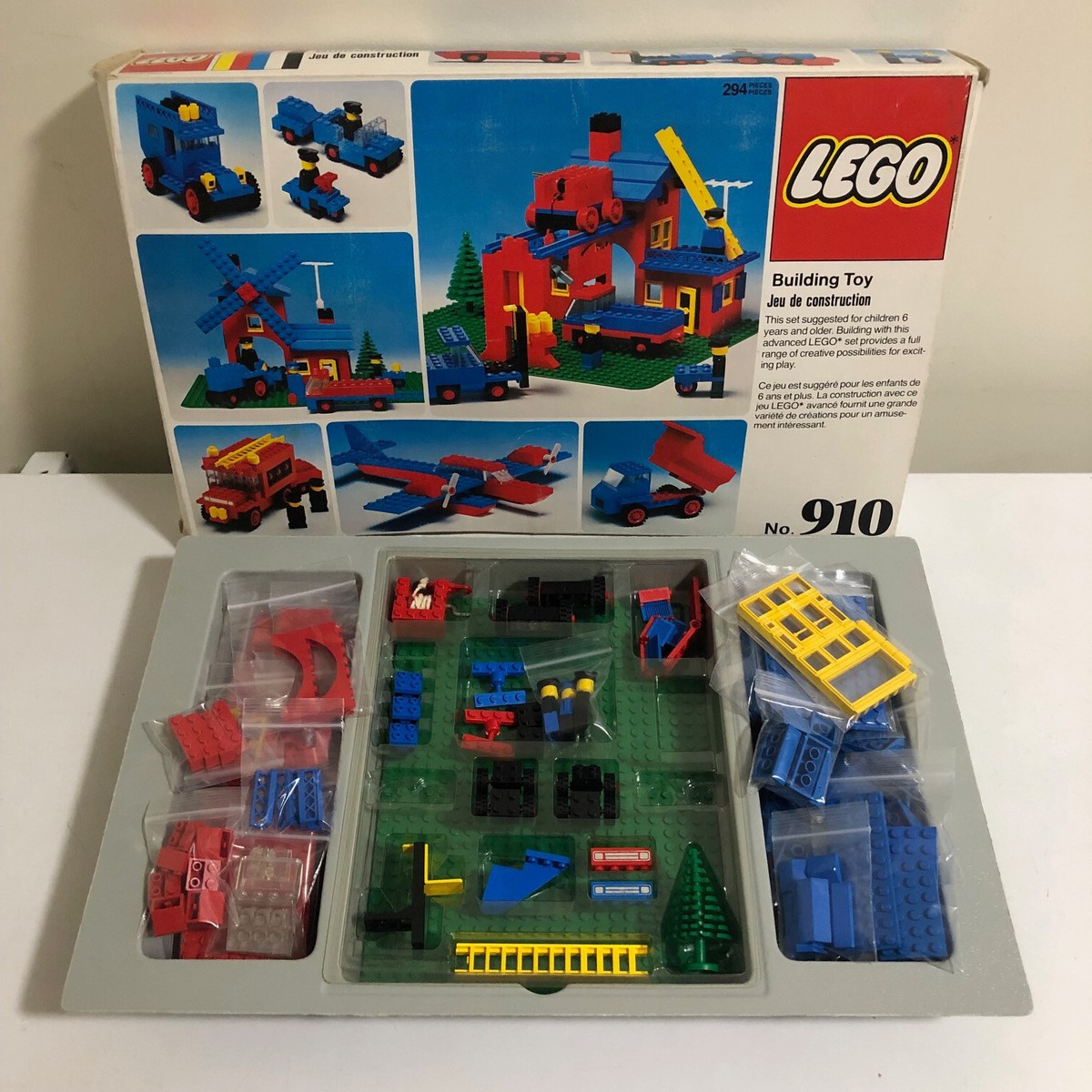 Lego Advanced Basic Set #910 - Incomplete No Instructions - 1976