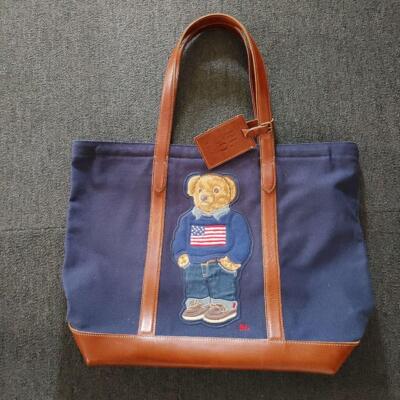 Ralph Lauren 50Th Anniversary Limited Tote Bag Polo Bear Ralph Lauren 50Th Anniversary Limited Tote Bag Polo Bear