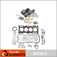 Full Gasket Set Bearings Pistons Fit 05-12 Nissan Frontier Suzuki Equator 2.5L
