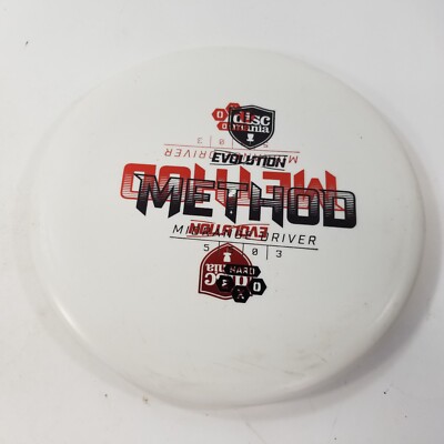 DiscMania Evolution Exo Hard Method Mid-Range Driver White Double Stamped