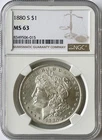 1880-S Morgan Dollar NGC MS63