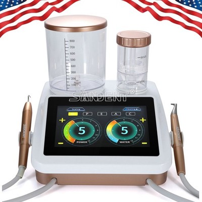 SANDENT Dental Air Polisher & Ultrasonic Perio Scaler Combo 2 Handpieces