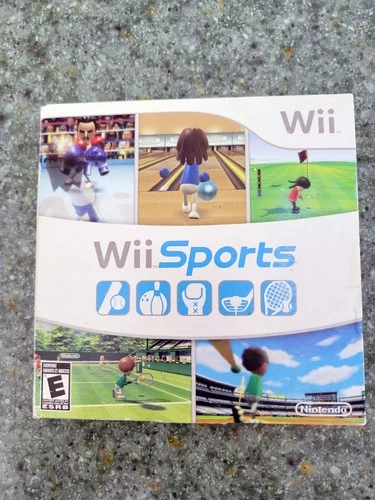 Wii Sports (Nintendo Wii, 2006) w/ sleeve and manual